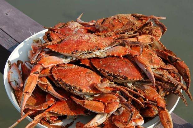 Crabs from Harrison's Chesapeake House Restaurant in Talbot County.