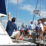 The 2024 charity boat auction.