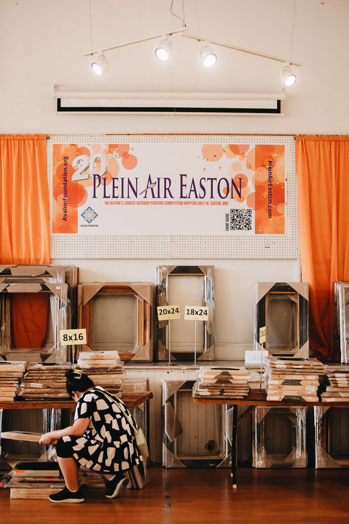 20th Plein Air Easton painting frames.