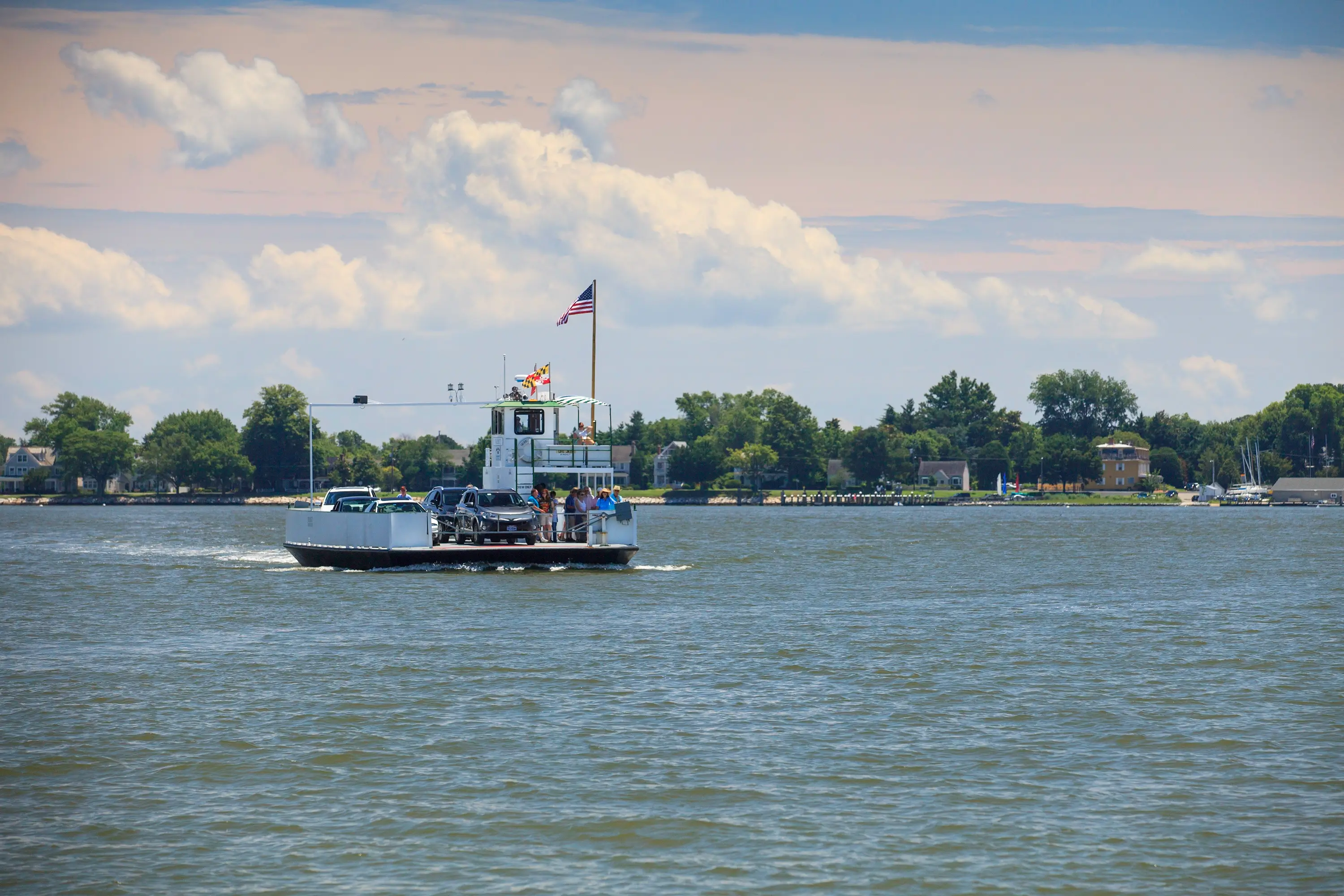 Oxford Bellevue Ferry in Talbot County.
