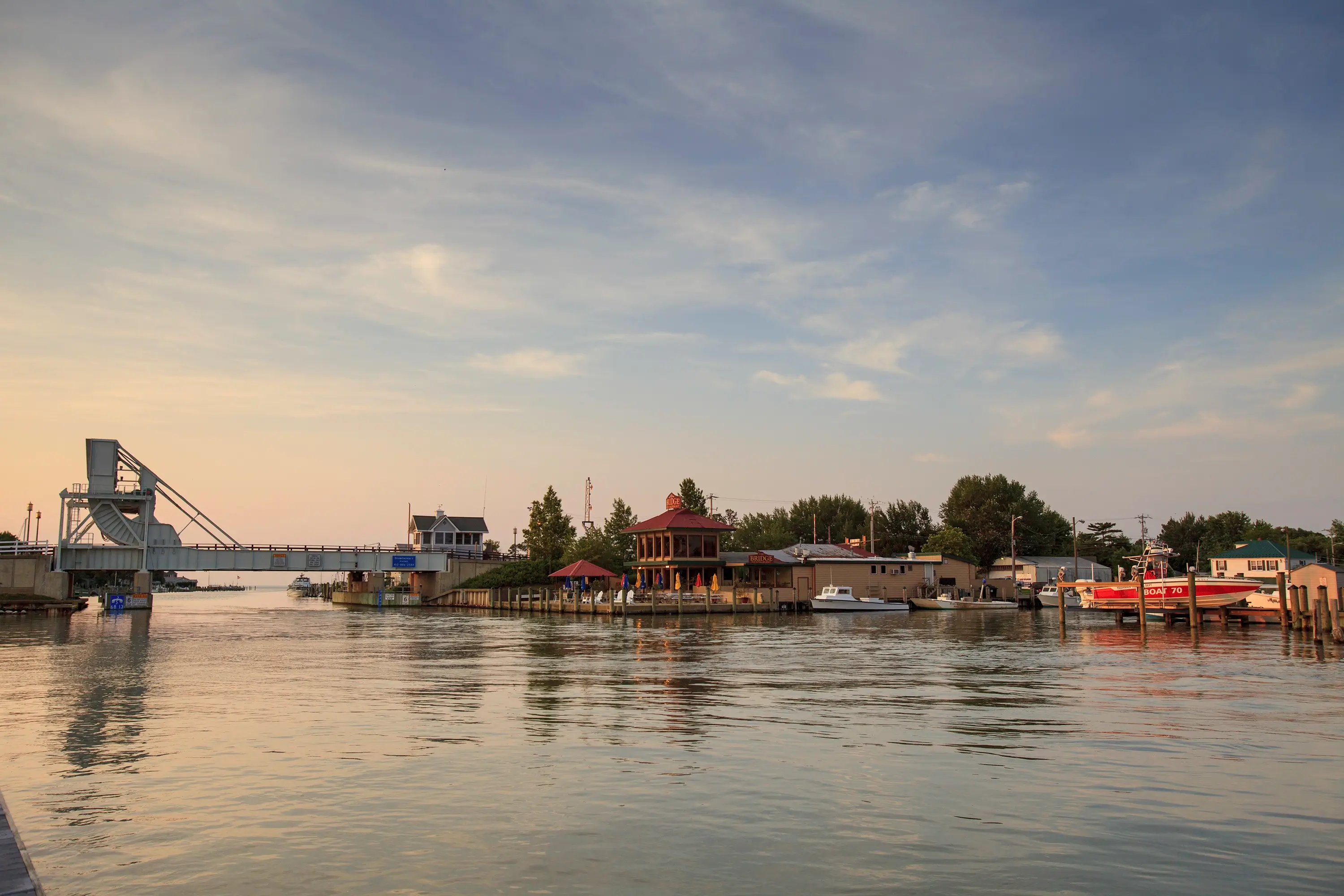 Tilghman Island drawbridge Talbot County.