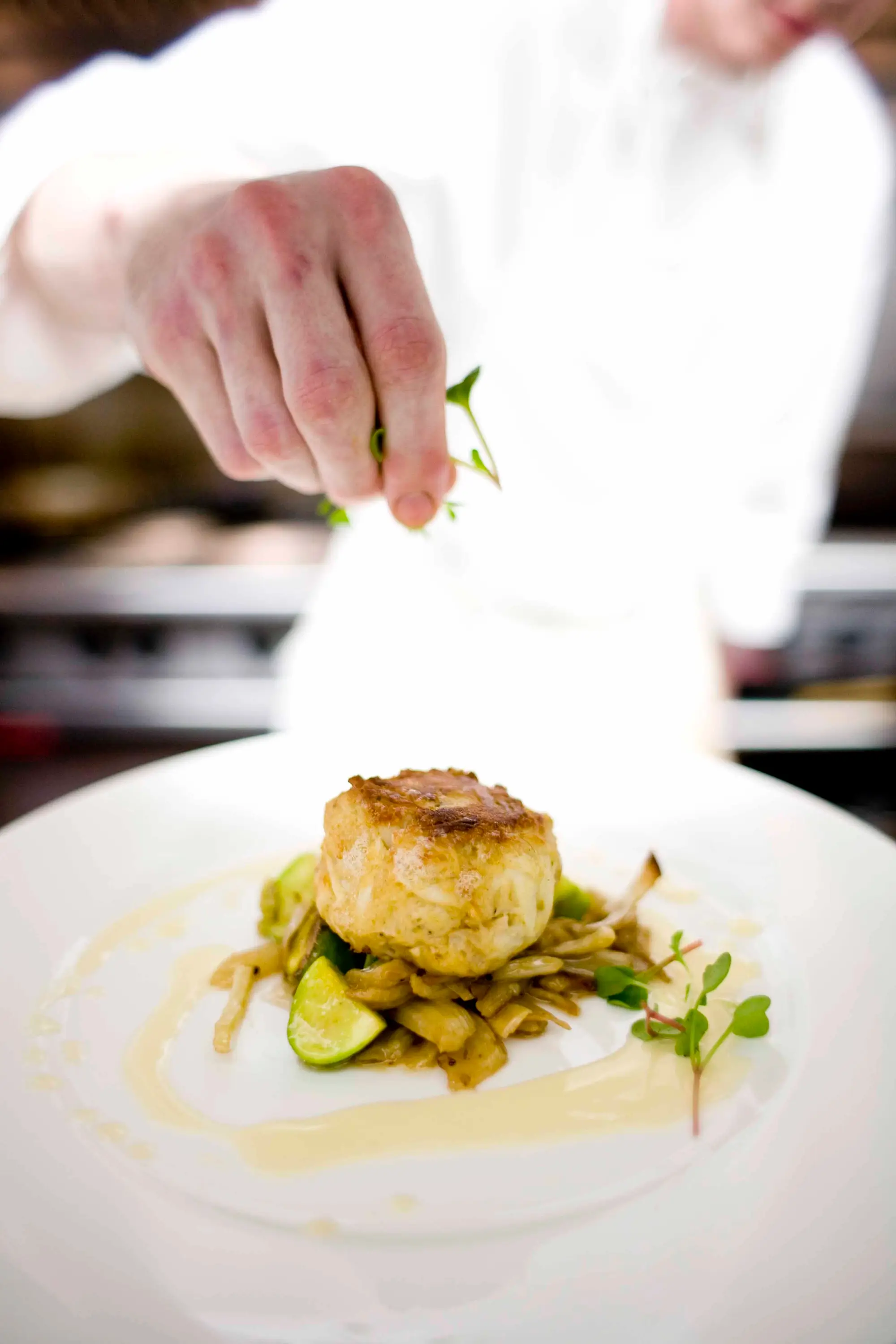 Food plating restaurant Talbot County.