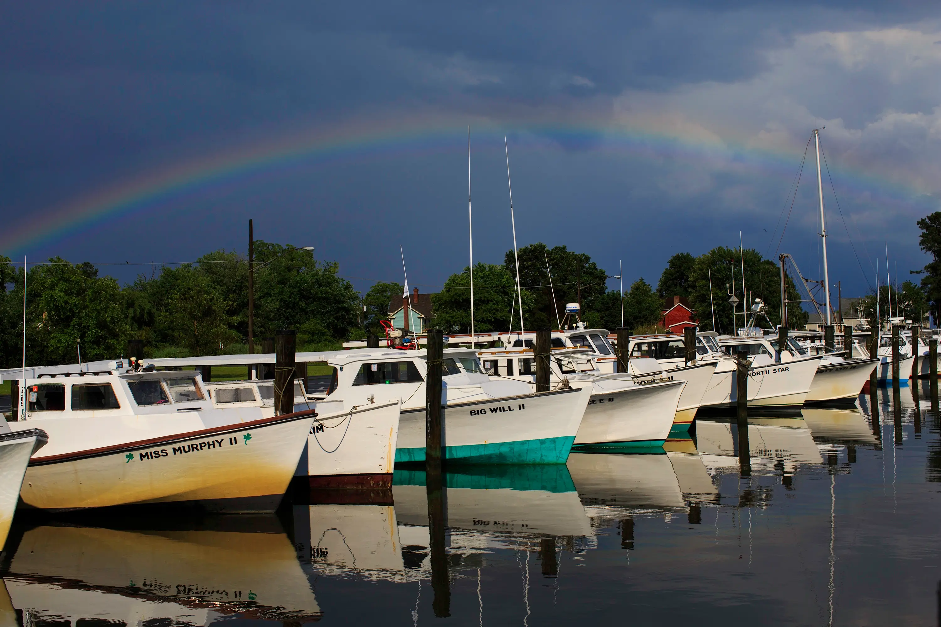 Rainbow at Dogwood Harbor in Talbot County.