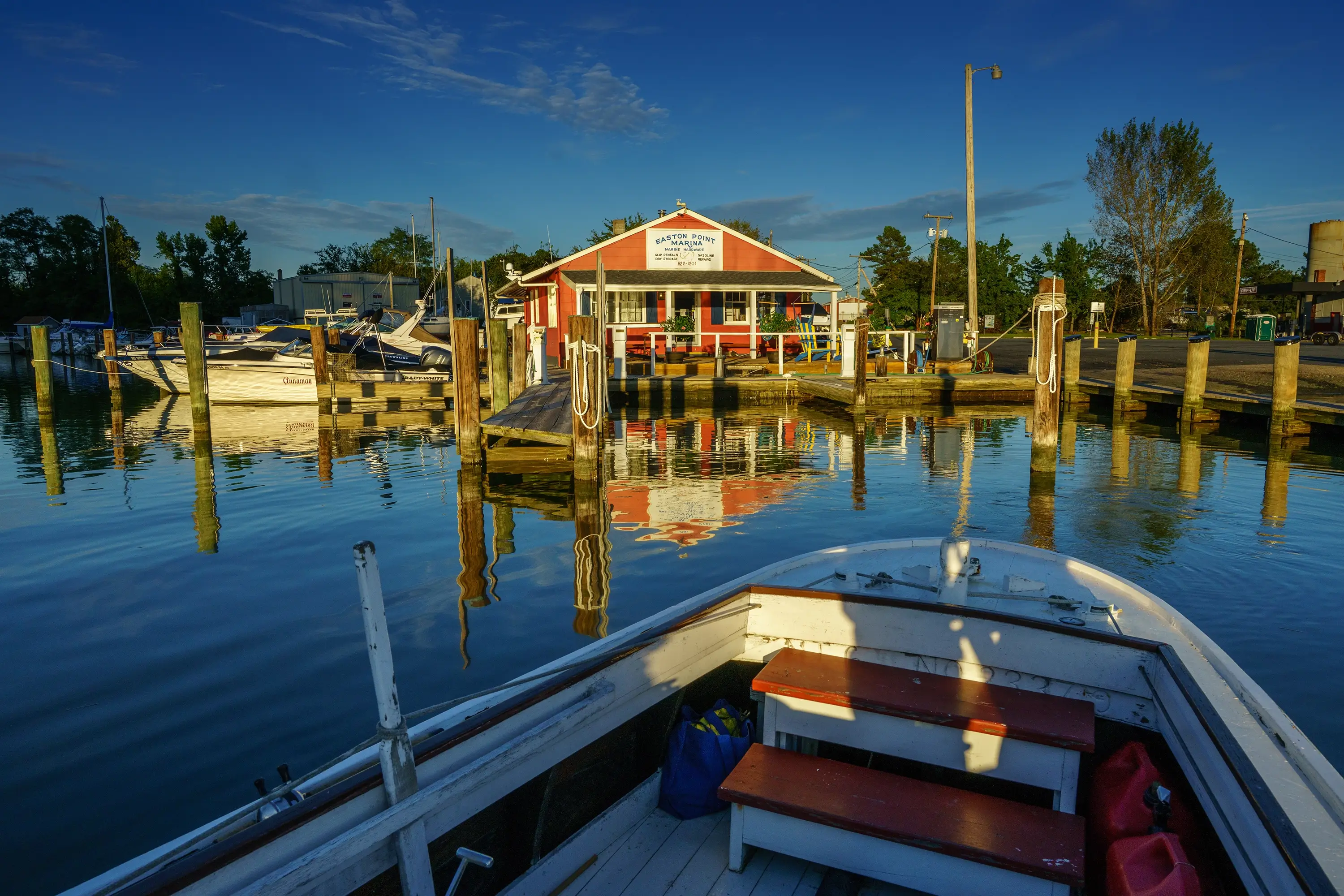 Easton Point Marina in Talbot County.