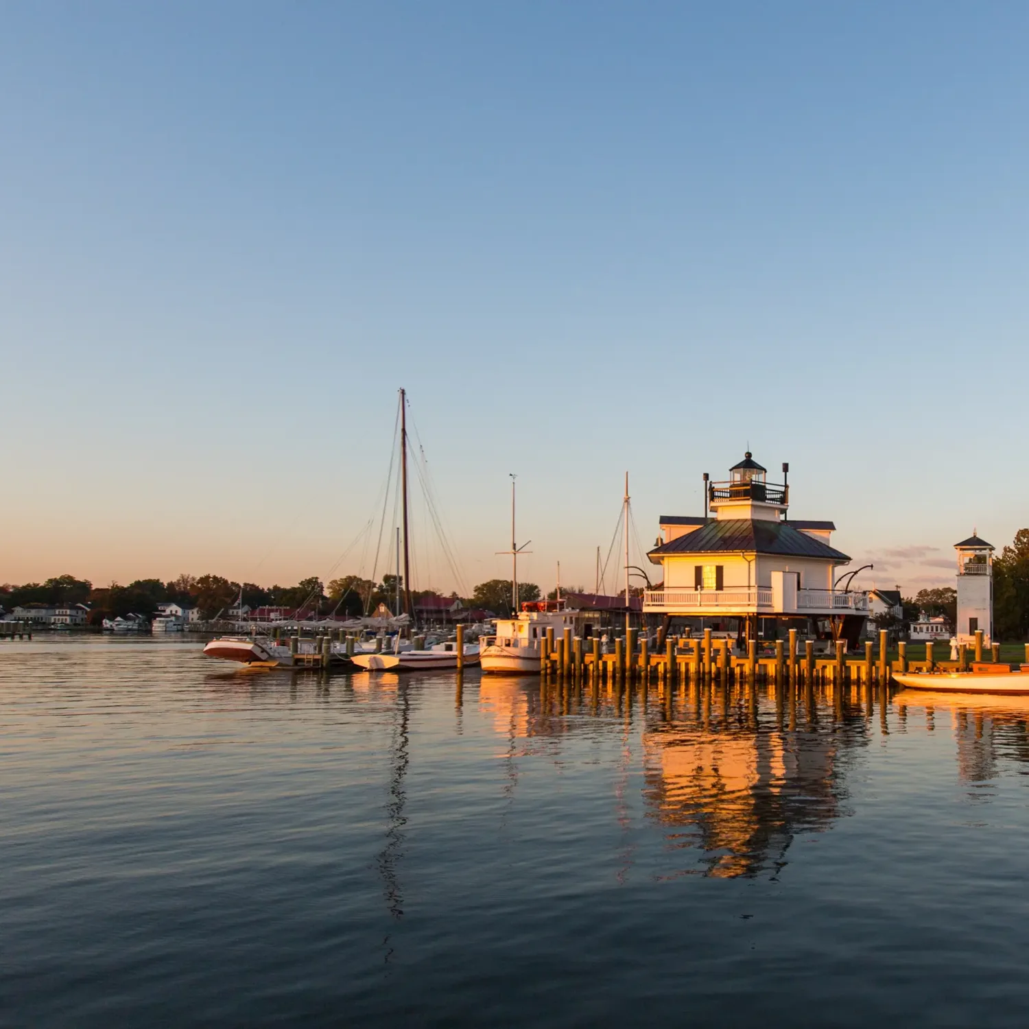 The lighthouse in St. Michaels.