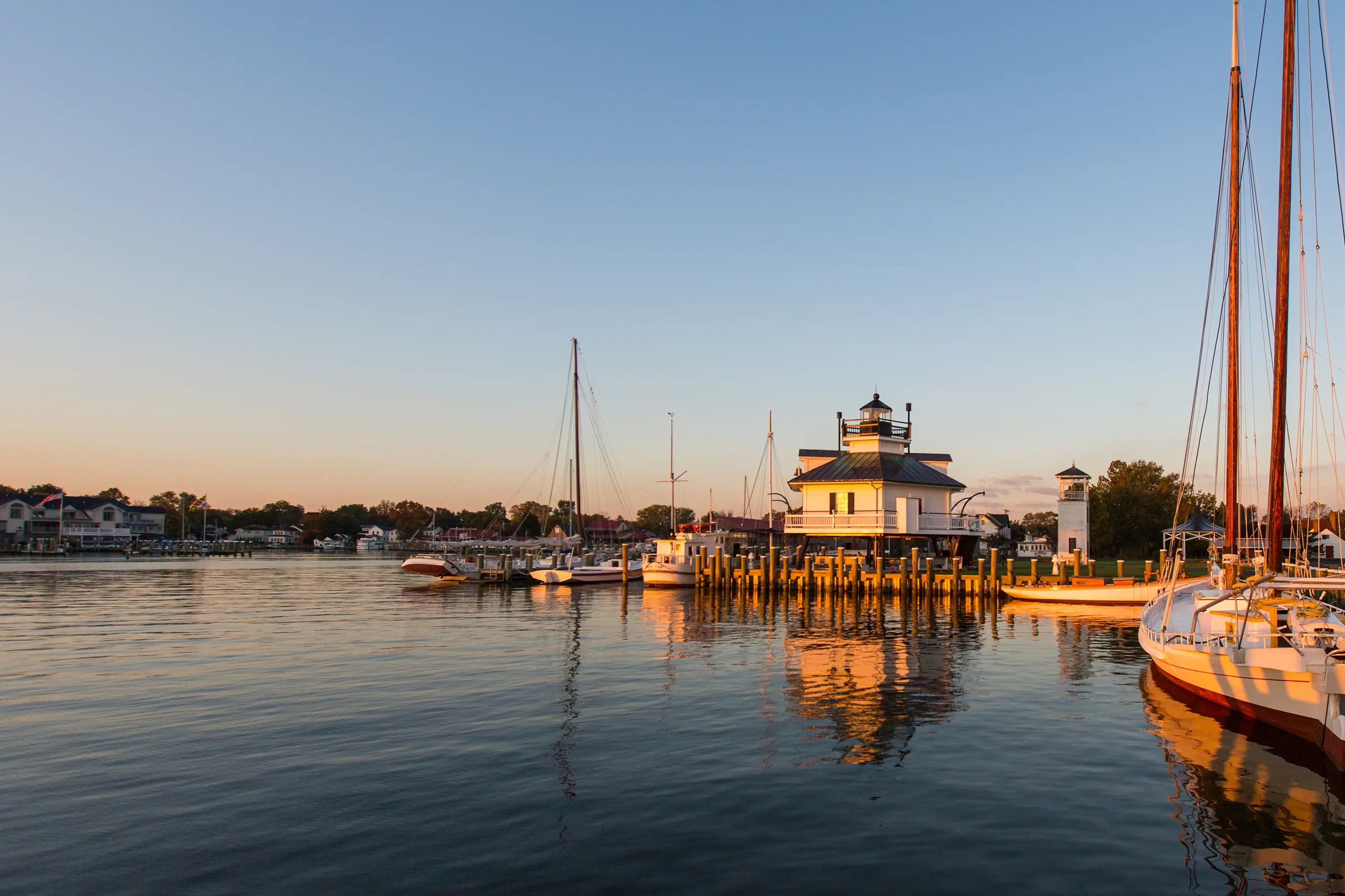 The lighthouse in St. Michaels.