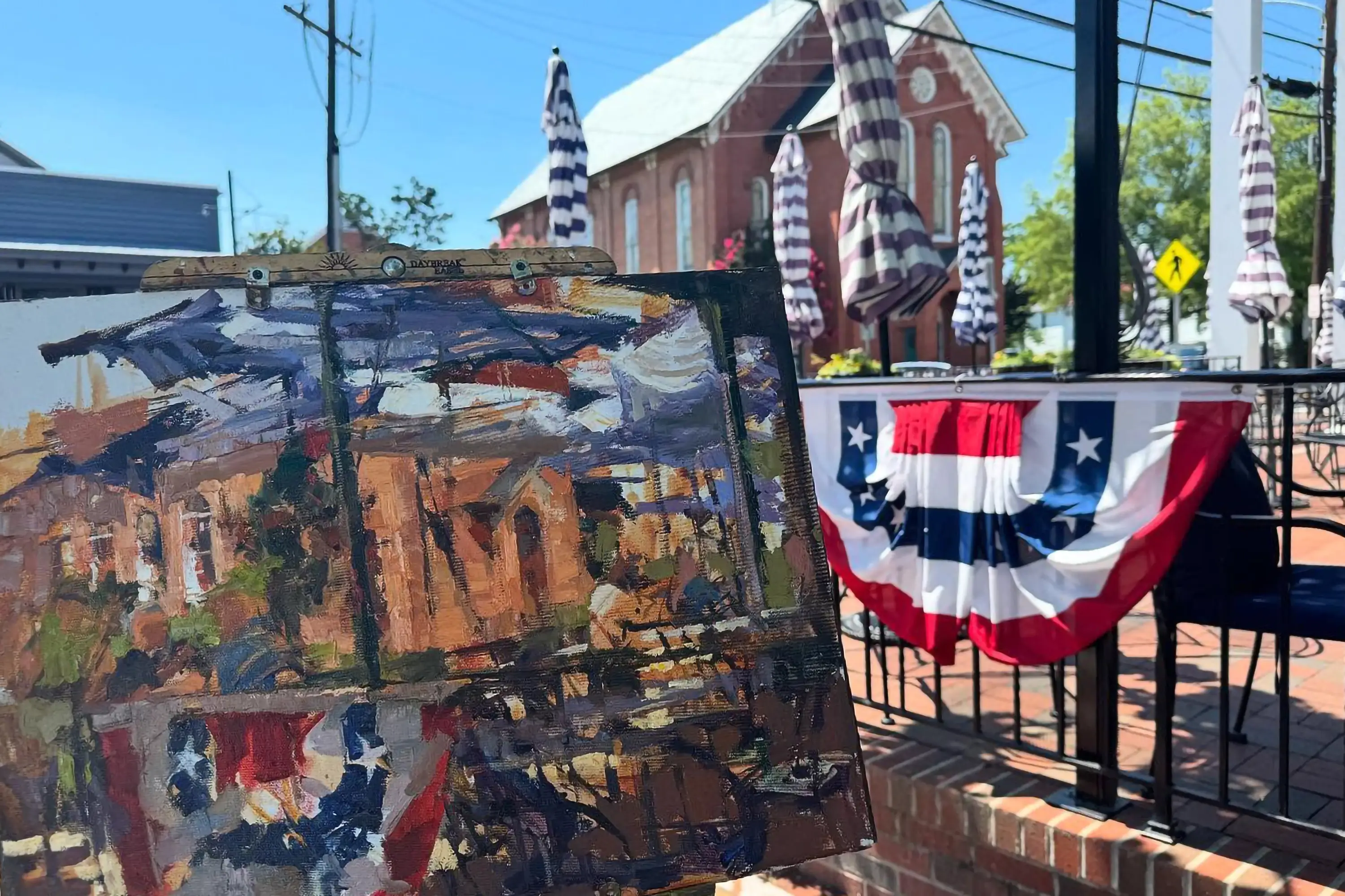 Painting in Talbot County.